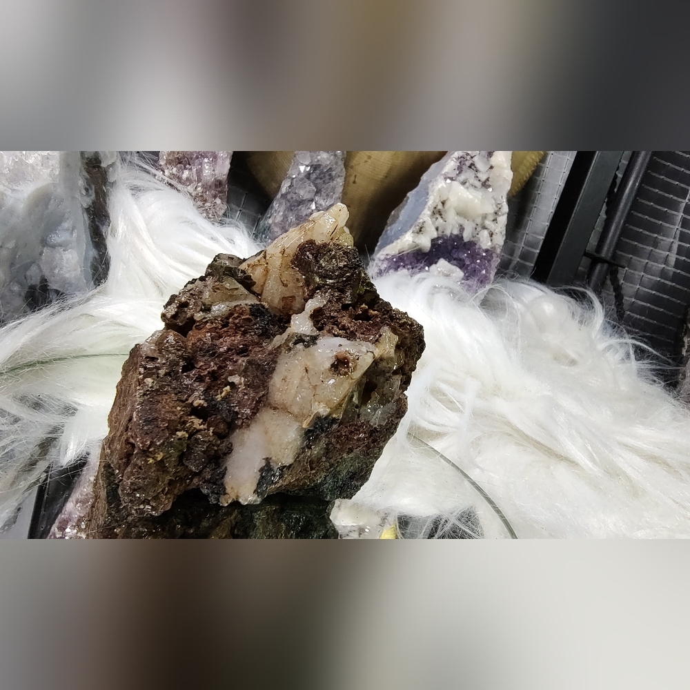 Rare Andradite Garnet & Epidote Cluster (Nelson,B.C. Mine) - Picture 7 of 14